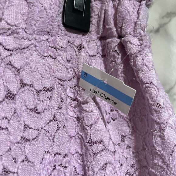 Free People Lace Pajama Pants Lilac M - Picture 3 of 5